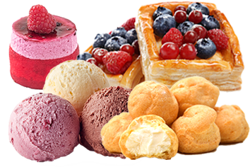 Gebak, patisserie & ijs