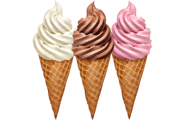 Softijs, milkshake & ijstoebehoren